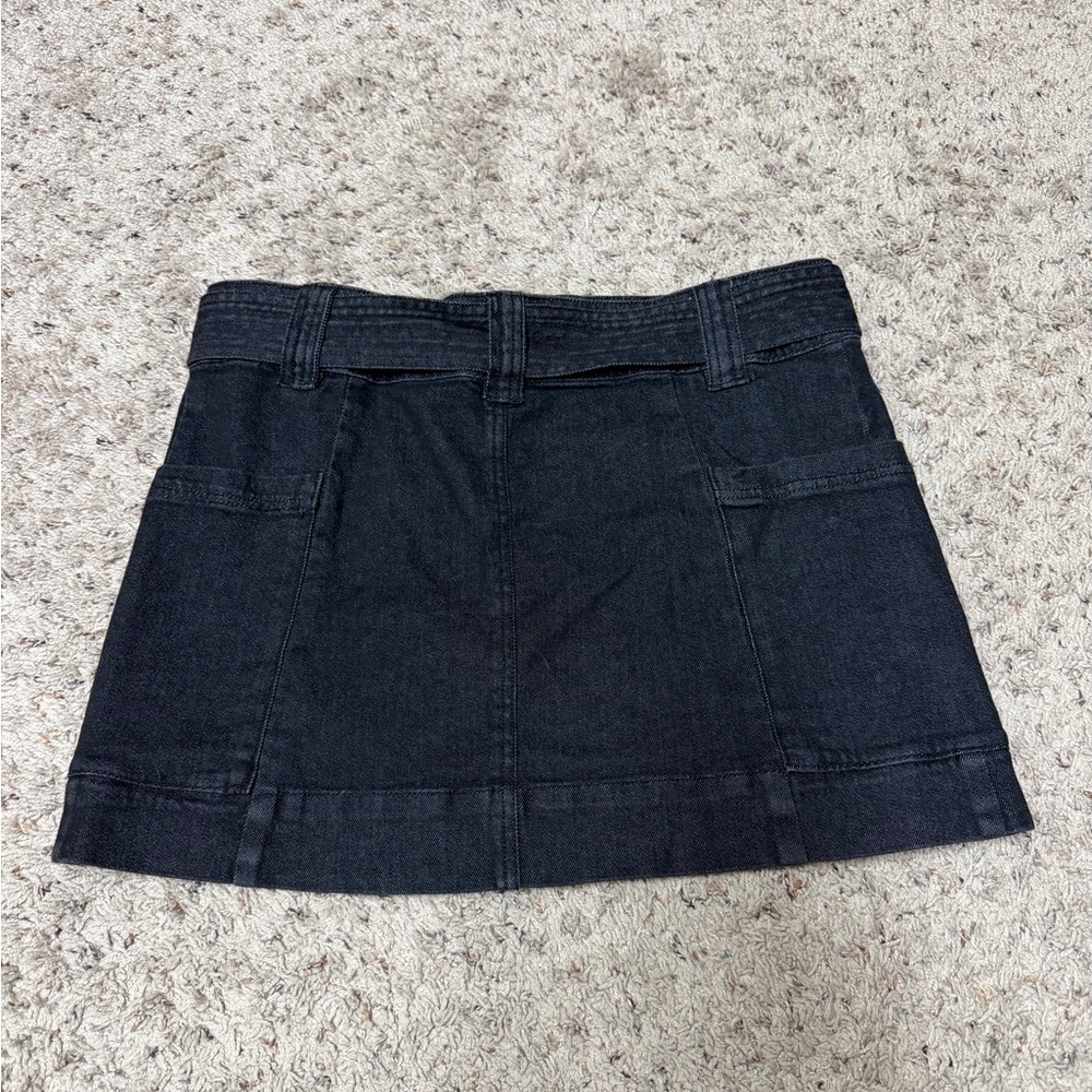 Rails Deanna belted denim wrap mini skirt - Picture 9 of 10